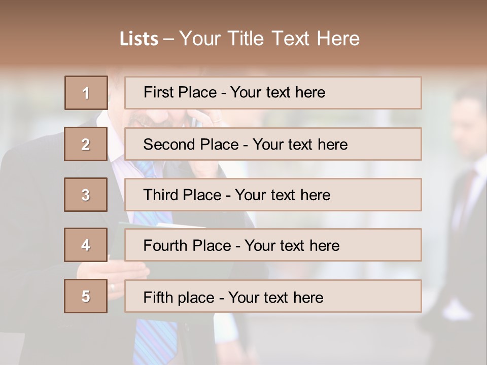 Guy Confident Charming PowerPoint Template