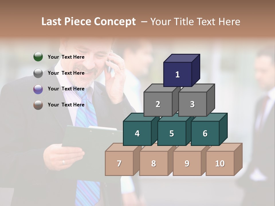 Guy Confident Charming PowerPoint Template