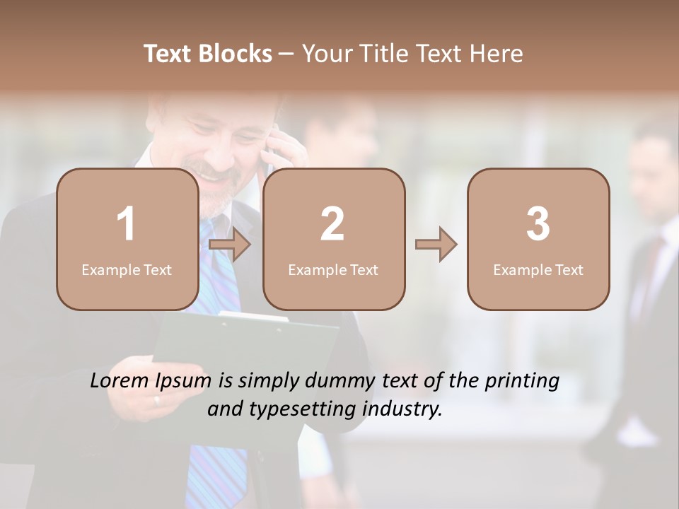 Guy Confident Charming PowerPoint Template