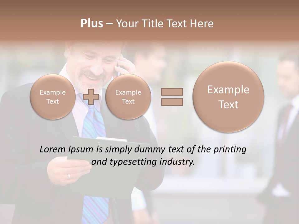 Guy Confident Charming PowerPoint Template