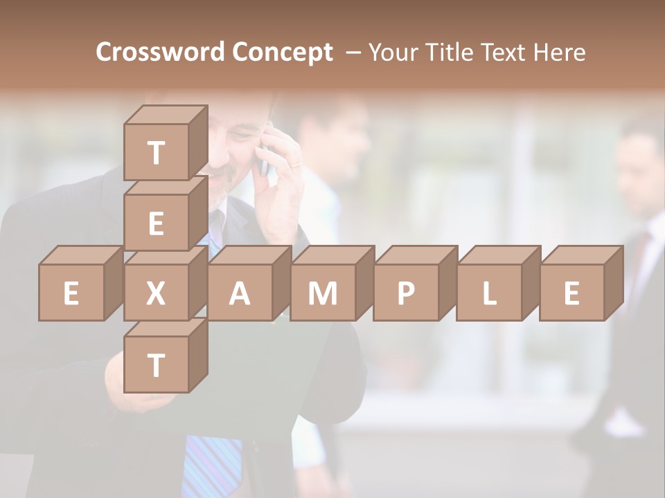 Guy Confident Charming PowerPoint Template