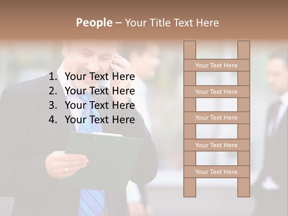 Guy Confident Charming PowerPoint Template