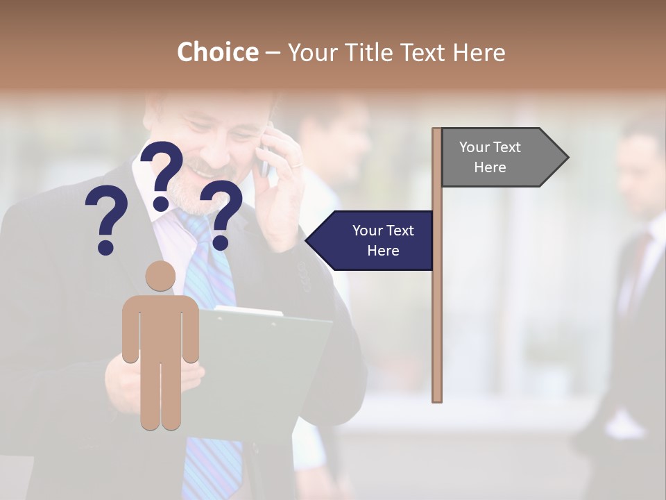 Guy Confident Charming PowerPoint Template