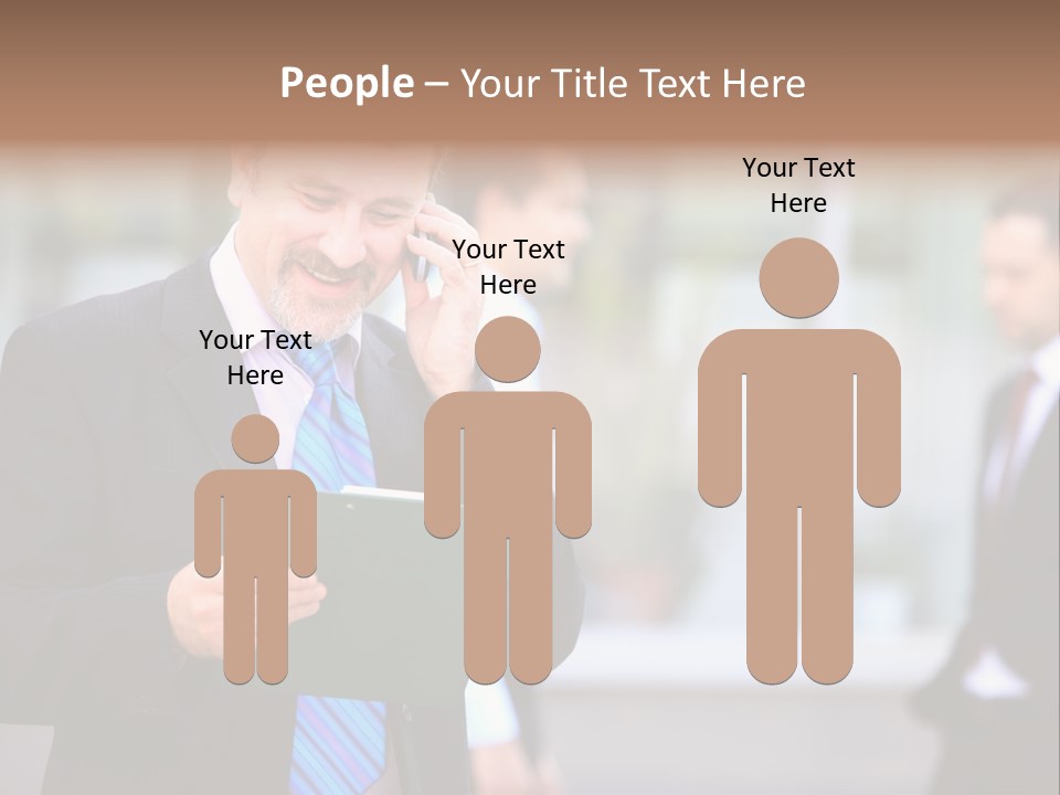 Guy Confident Charming PowerPoint Template