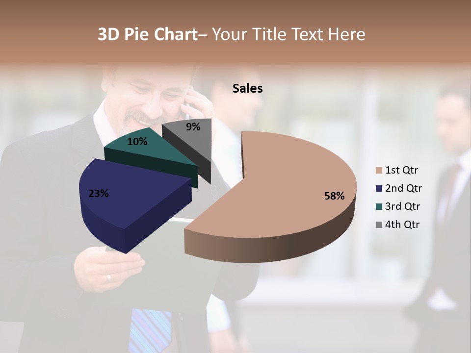 Guy Confident Charming PowerPoint Template