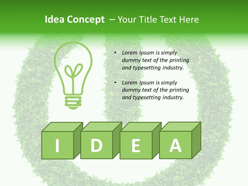 Idea Global Background PowerPoint Template