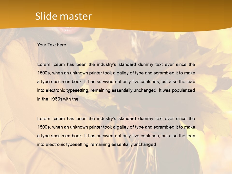 Fashion Makeup Woman PowerPoint Template