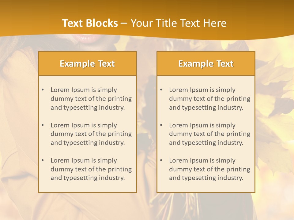 Fashion Makeup Woman PowerPoint Template