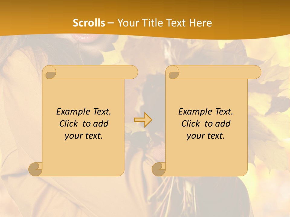 Fashion Makeup Woman PowerPoint Template
