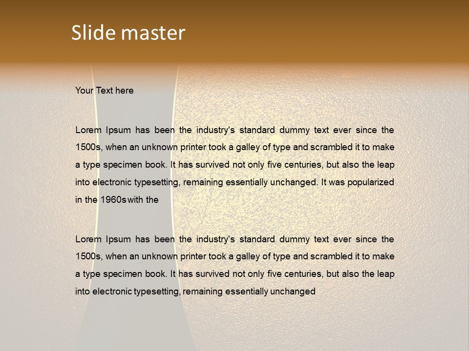 Layout Display Plaque PowerPoint Template