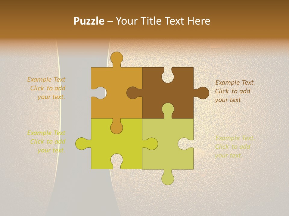Layout Display Plaque PowerPoint Template