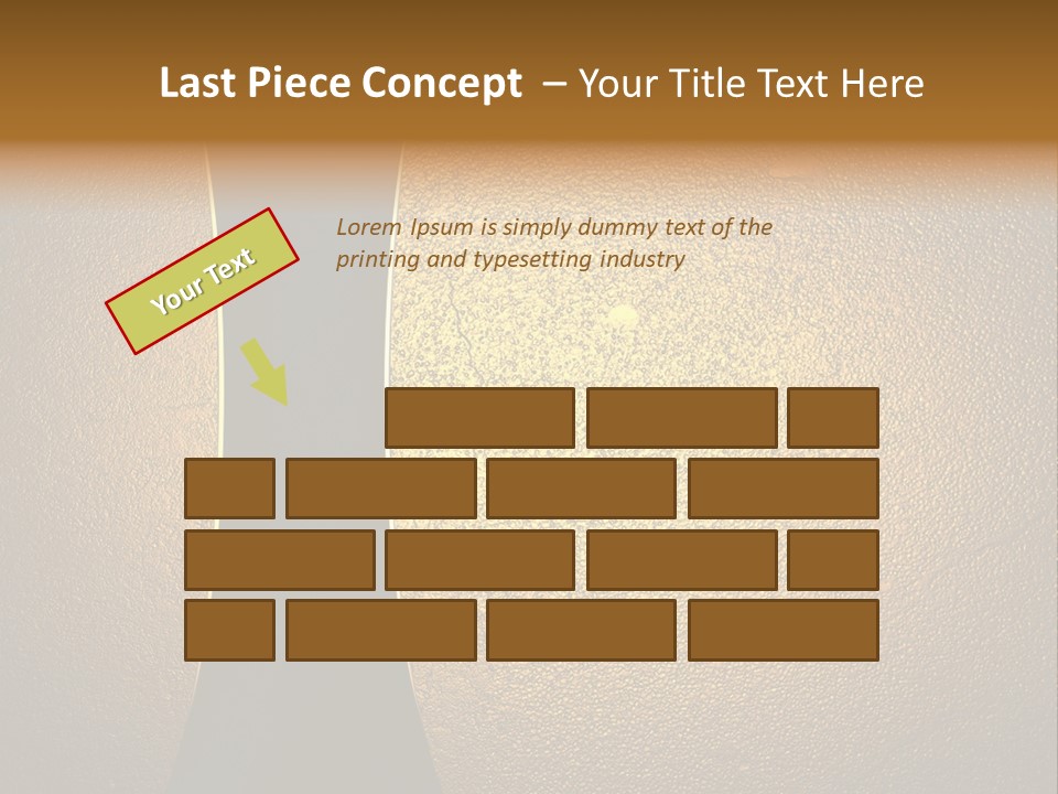 Layout Display Plaque PowerPoint Template