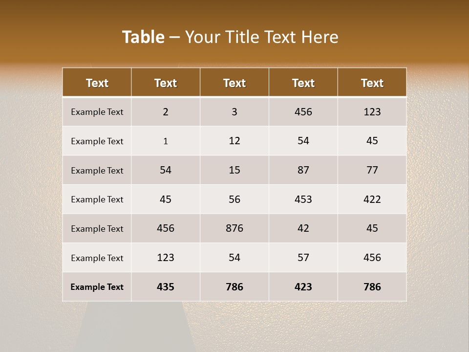 Layout Display Plaque PowerPoint Template