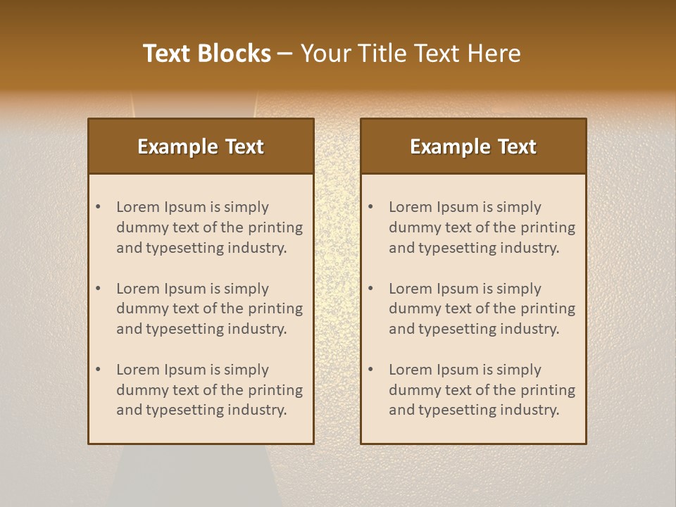 Layout Display Plaque PowerPoint Template