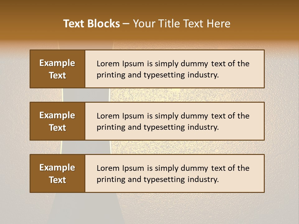 Layout Display Plaque PowerPoint Template