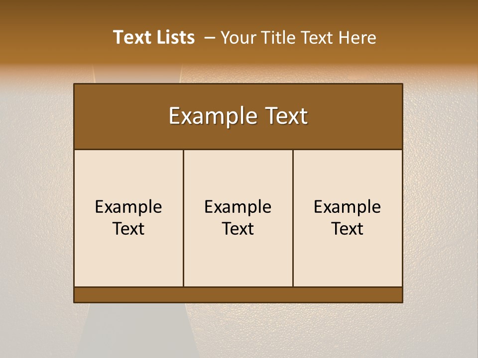 Layout Display Plaque PowerPoint Template