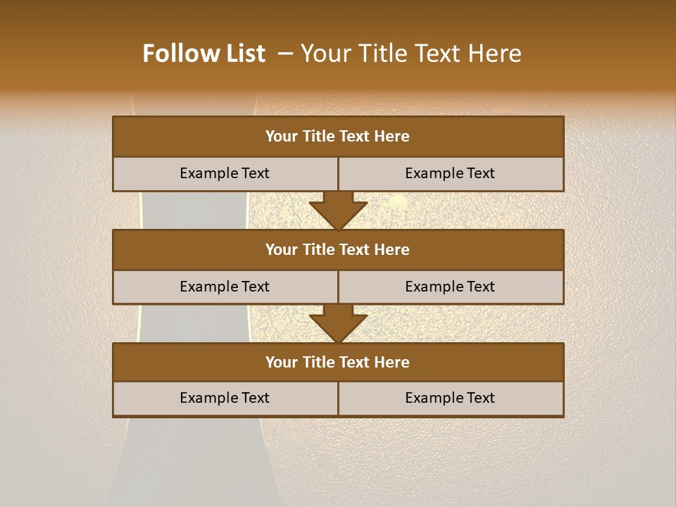 Layout Display Plaque PowerPoint Template