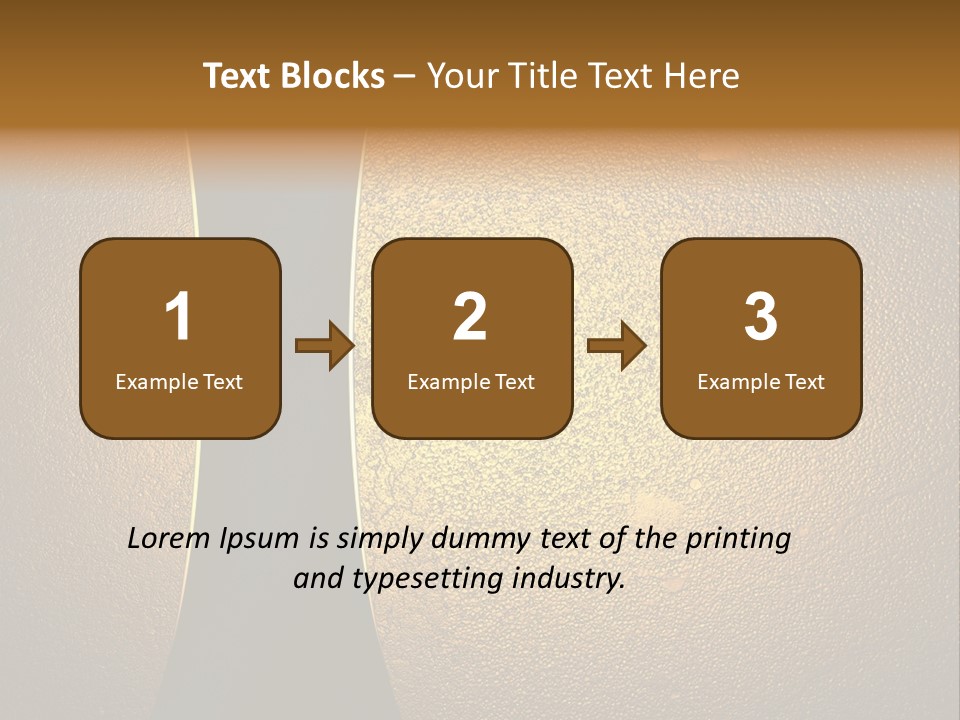 Layout Display Plaque PowerPoint Template