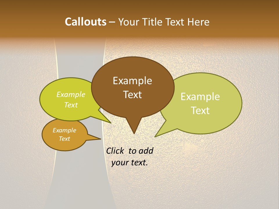 Layout Display Plaque PowerPoint Template