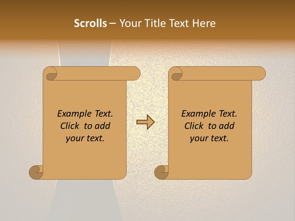 Layout Display Plaque PowerPoint Template