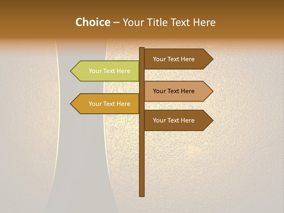 Layout Display Plaque PowerPoint Template