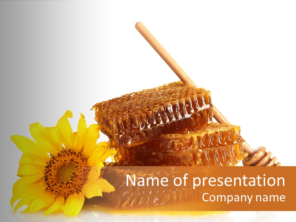 Agriculture Honey Ingredient PowerPoint Template