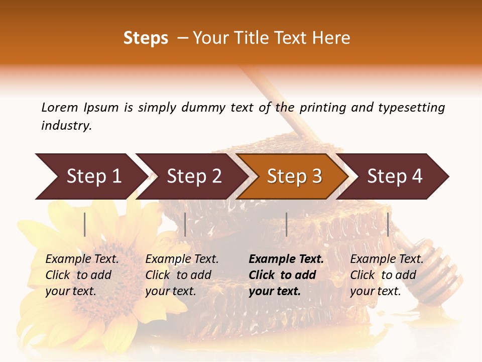 Agriculture Honey Ingredient PowerPoint Template