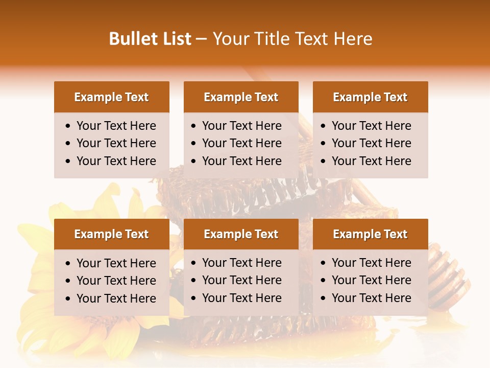 Agriculture Honey Ingredient PowerPoint Template