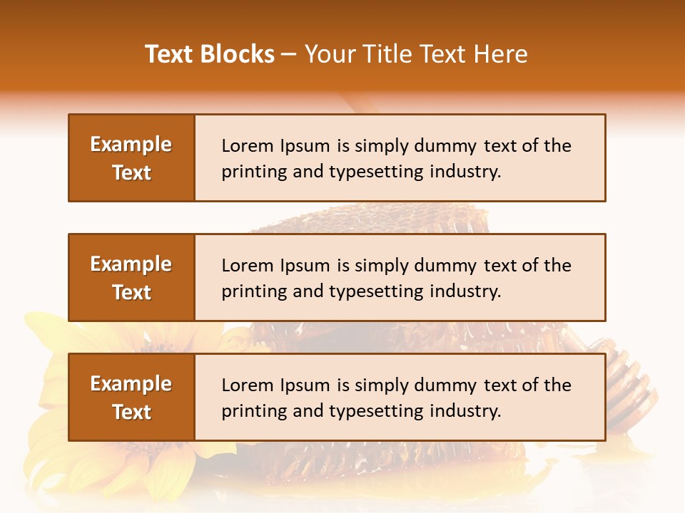 Agriculture Honey Ingredient PowerPoint Template