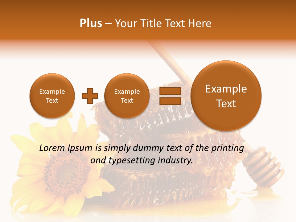 Agriculture Honey Ingredient PowerPoint Template