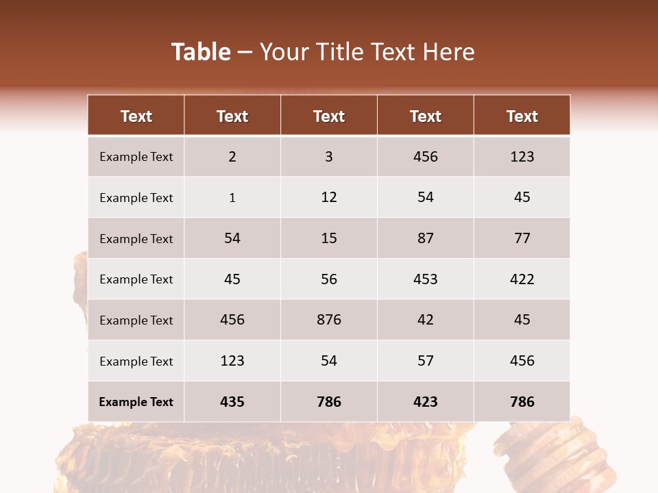 White Sunflower Stick PowerPoint Template