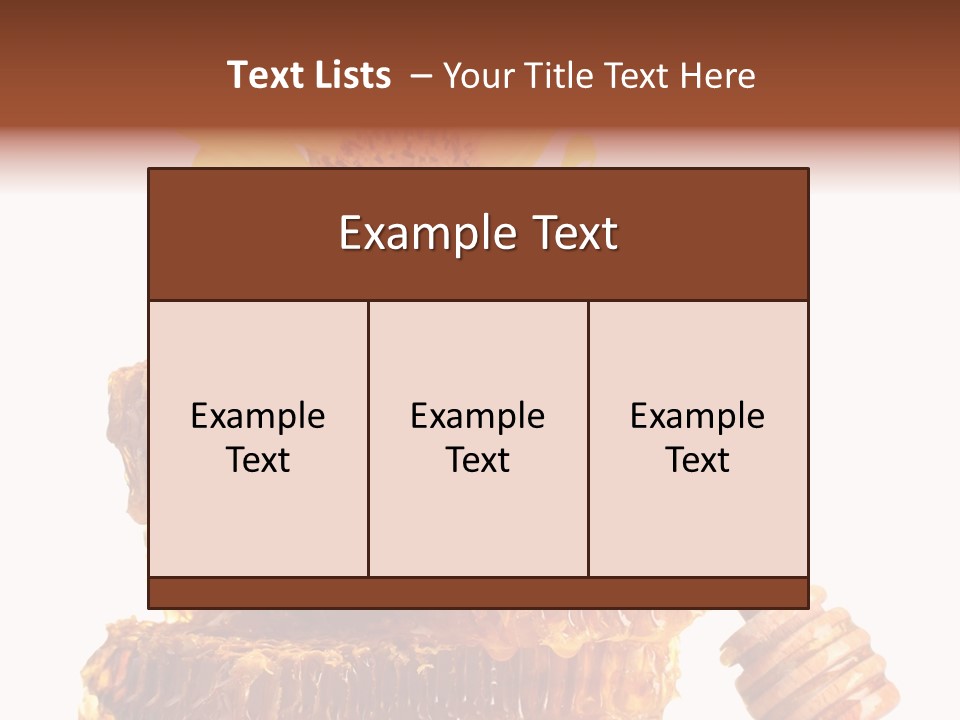 White Sunflower Stick PowerPoint Template