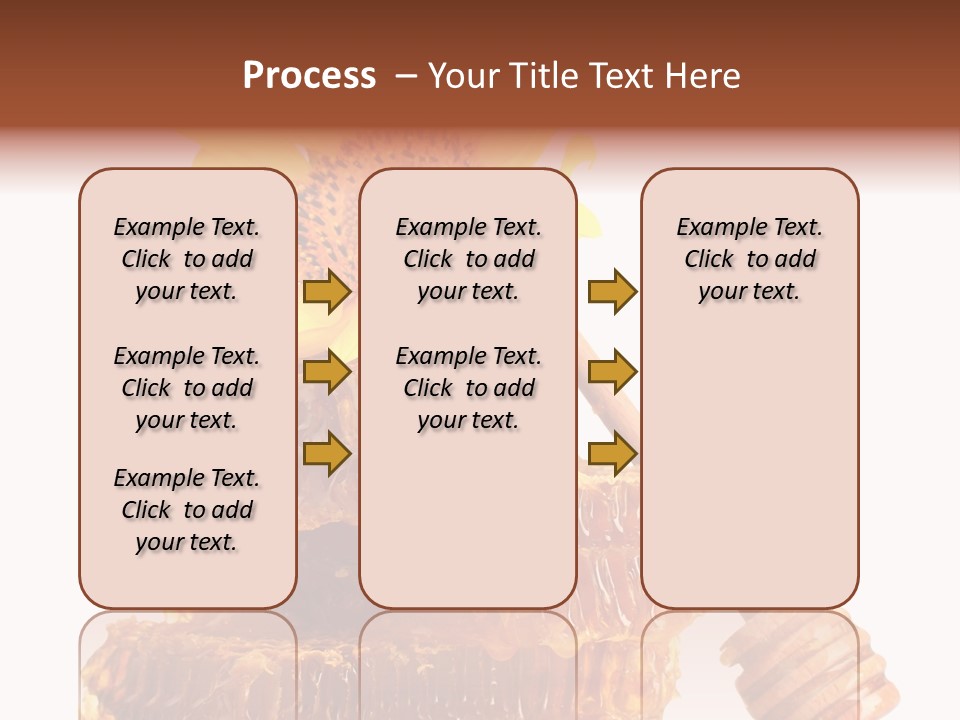 White Sunflower Stick PowerPoint Template