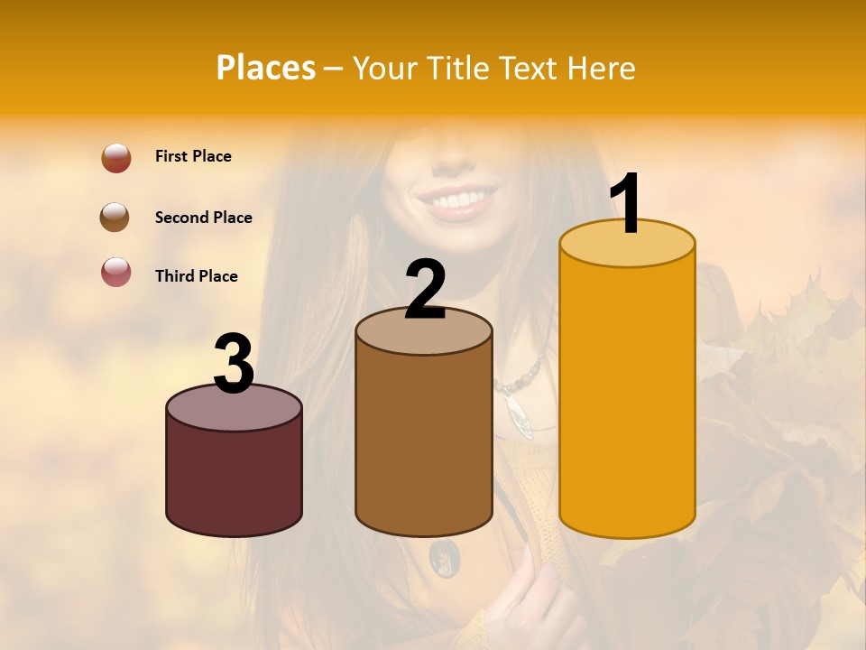 Nymph Woman People PowerPoint Template