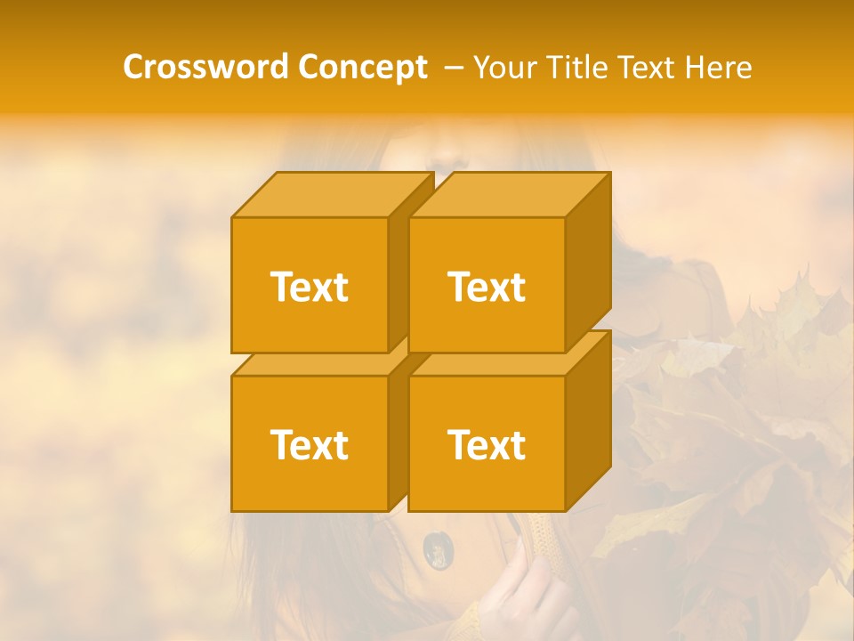 Nymph Woman People PowerPoint Template