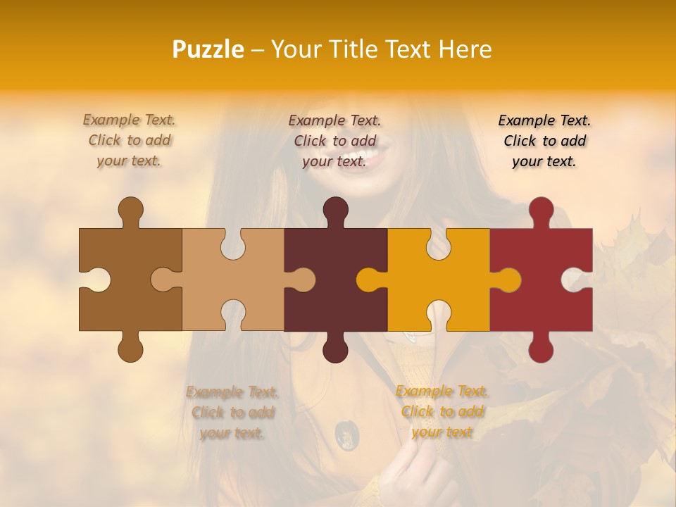 Nymph Woman People PowerPoint Template