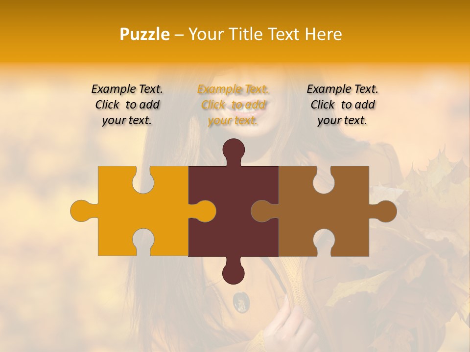 Nymph Woman People PowerPoint Template