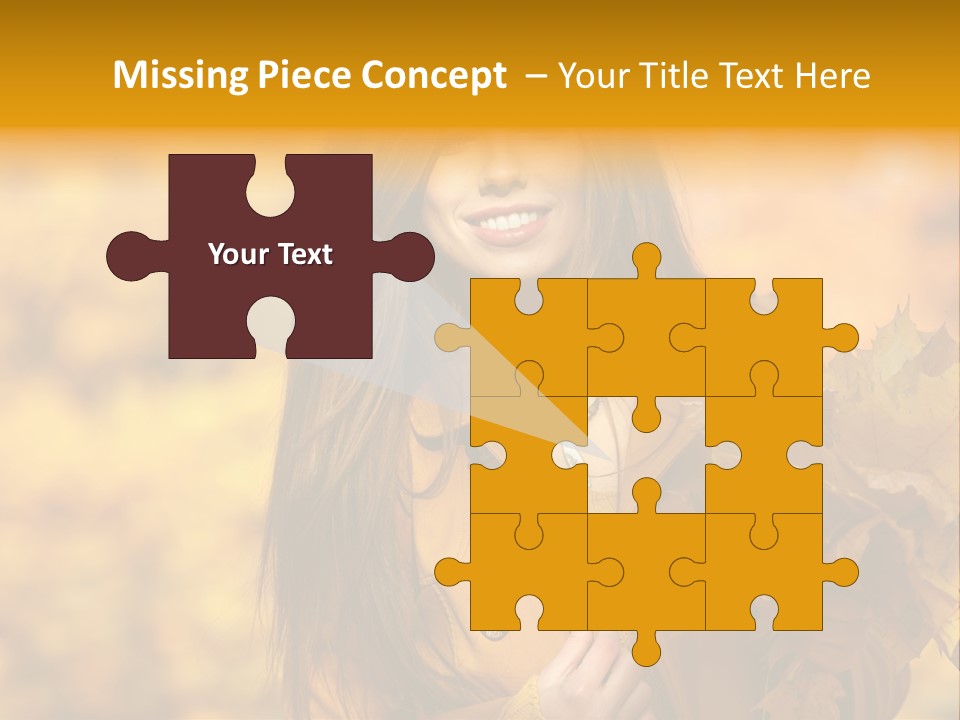 Nymph Woman People PowerPoint Template