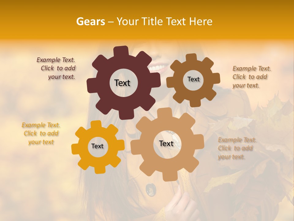 Nymph Woman People PowerPoint Template