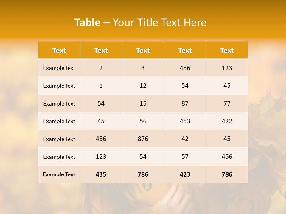 Nymph Woman People PowerPoint Template