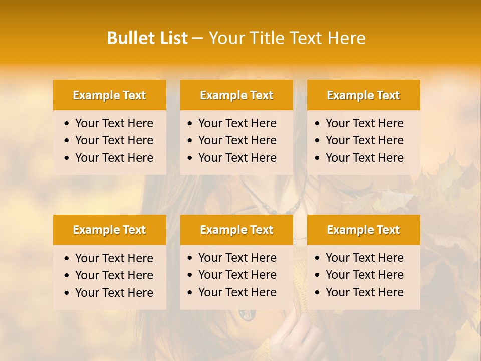 Nymph Woman People PowerPoint Template