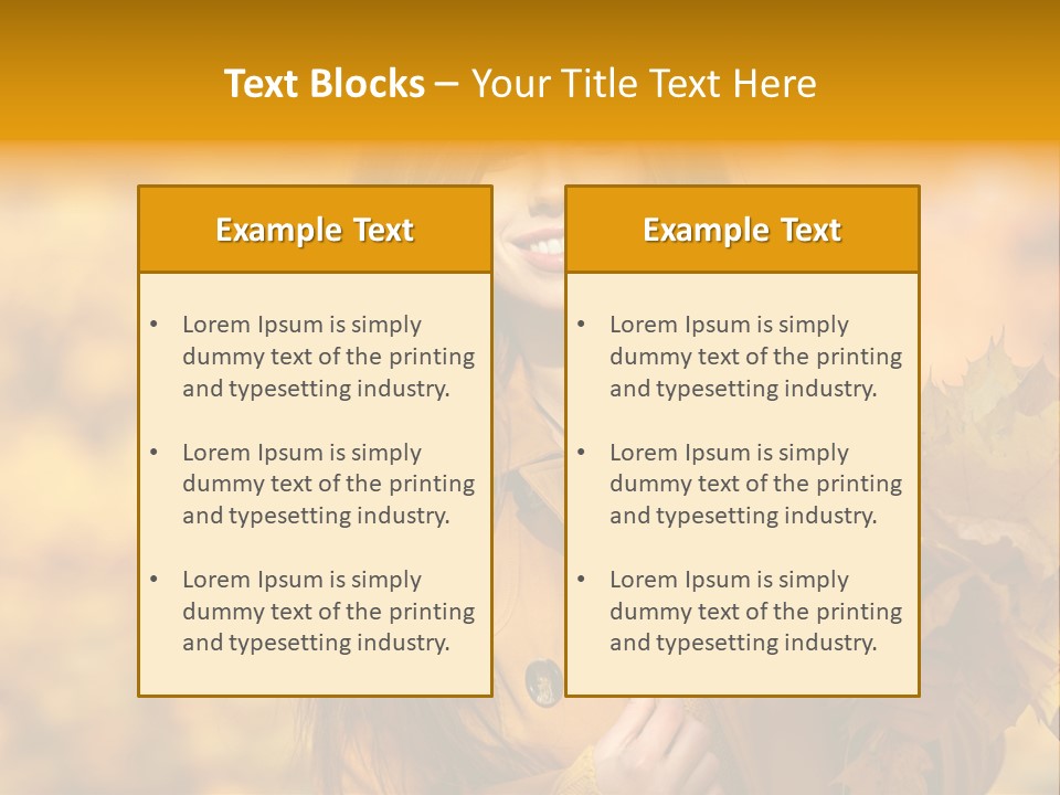 Nymph Woman People PowerPoint Template