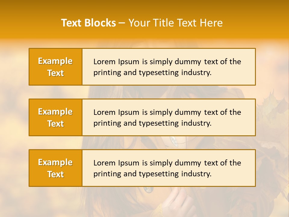 Nymph Woman People PowerPoint Template