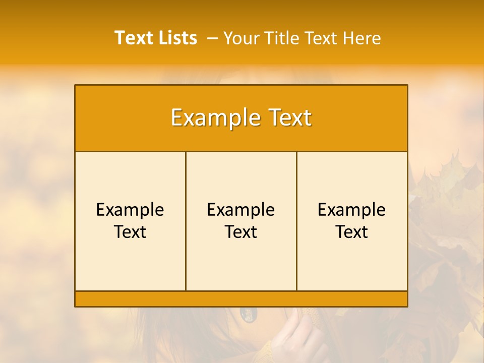 Nymph Woman People PowerPoint Template
