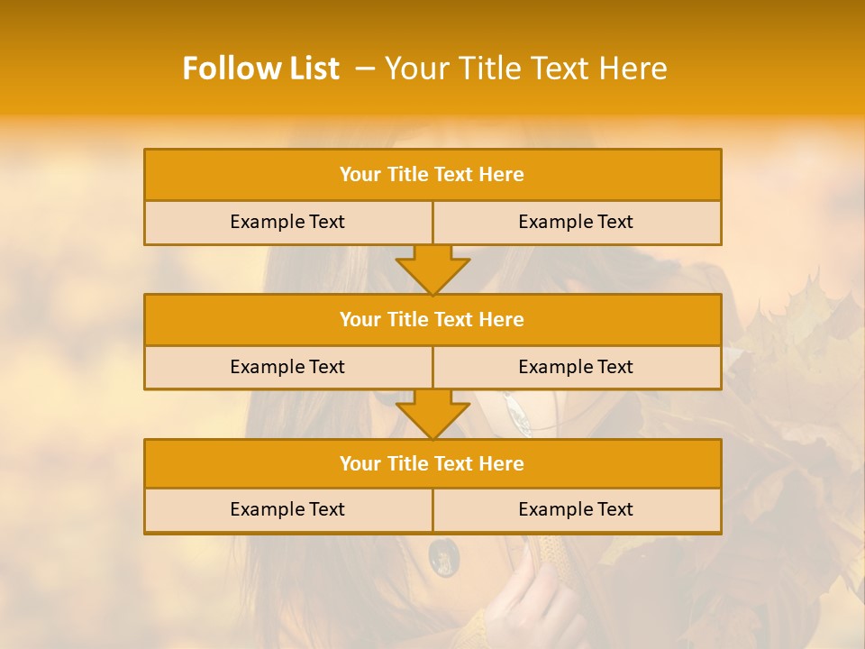 Nymph Woman People PowerPoint Template