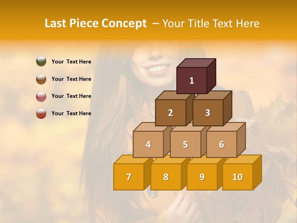 Nymph Woman People PowerPoint Template