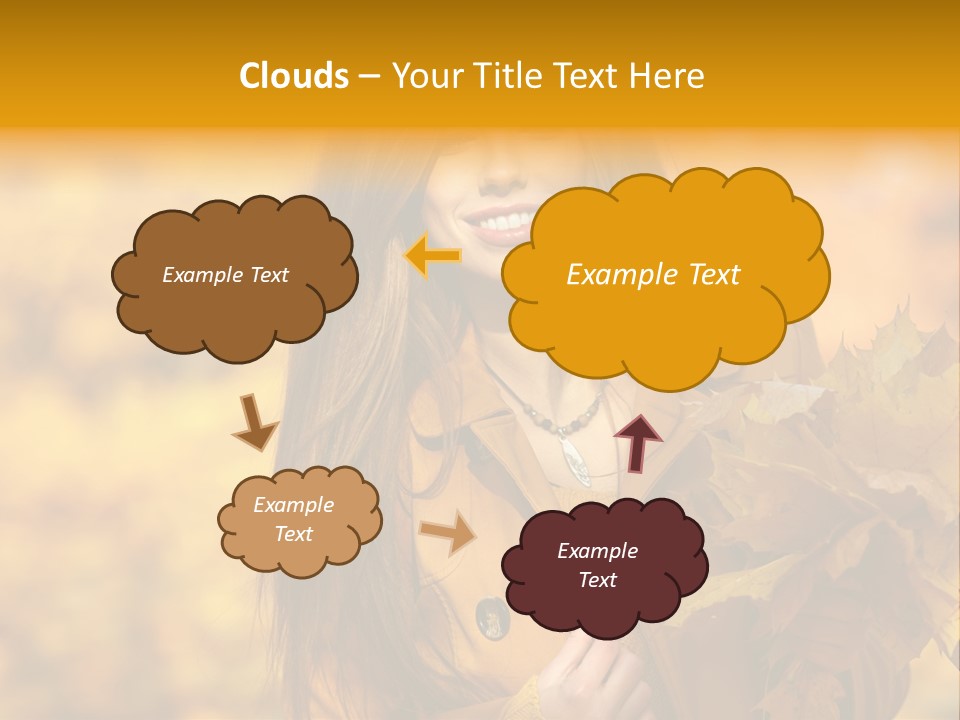 Nymph Woman People PowerPoint Template