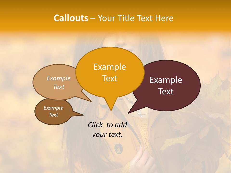 Nymph Woman People PowerPoint Template