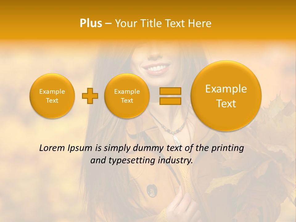 Nymph Woman People PowerPoint Template