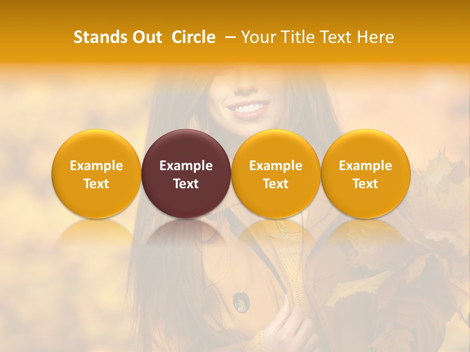 Nymph Woman People PowerPoint Template